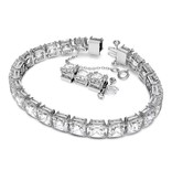 Swarovski Swarovski 5599202 armband dames in Swarovski metal met witgoud rhodium plating en Swarovski Princes geslepen kristallen