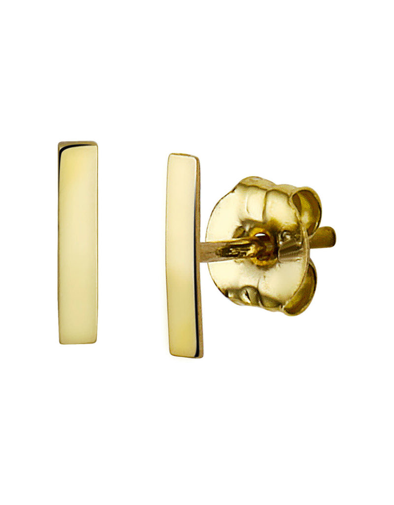 Blinckers Jewelry Huiscollectie bj 4022733 oorstekers 14k geel goud staafjes