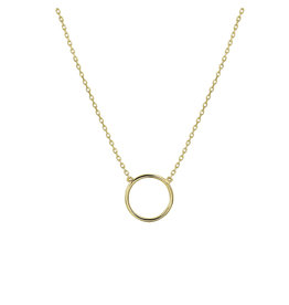 Blinckers Jewelry Huiscollectie BJ4022751 collier 14 k goud met circle