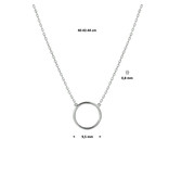 Blinckers Jewelry Huiscollectie BJ 4105390 collier dames 14k goud met circle