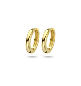 Blinckers Jewelry Huiscollectie BJ 4024836 oorbellen klap creool in 14 k goud 10.5 x 2 mm