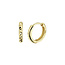 Blinckers Jewellery Huiscollectie BJ Oorbellen 40.24840 14k Geelgoud Licht Relief 10.5 x 2 mm
