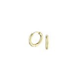 Blinckers Jewelry Huiscollectie BJ 40.22737 oorbellen klap creool rond in 14 k goud 2.5 x 15 mm