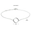 Blinckers Jewellery Huiscollectie BJ Armband 41.05384 14k Witgoud Cirkel 16-18cm