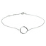 Blinckers Jewellery Huiscollectie BJ Armband 41.05384 14k Witgoud Cirkel 16-18cm