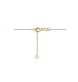 Blinckers Jewelry Huiscollectie BJ 4024807 collier geelgoud 14k geelgoud met hanger hart verstelbaar van 42 cm tot 45 cm