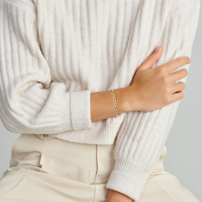 The House Of Blinckers THOB Armband 40.24453 14k Geelgoud Anker Schakel 5.8mm 19cm