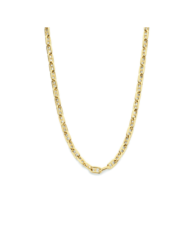 Blinckers Jewelry Huiscollectie BJ 4024454 collier dames 14k goud ankerschakel met diameter van 5.8 mm en een lengte van 45 mm