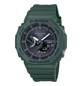 Casio G-Shock Casio G-shock GA-B2100-3AER horloge uni Anadigi in groen met zwarte wijzerplaat