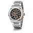 GC GC Horloge Y99001G2MF Staal Bi-color Quartz Swiss Made Chronograaf met Zwarte Wijzerplaat 44mm