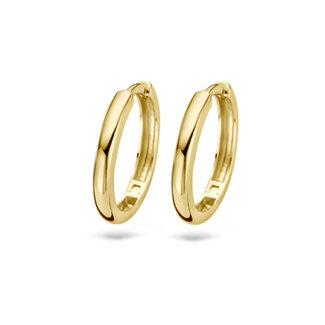 Blush Blush Oorbellen 7271YGO 14k Geelgoud Glad 1.9mm x 12mm