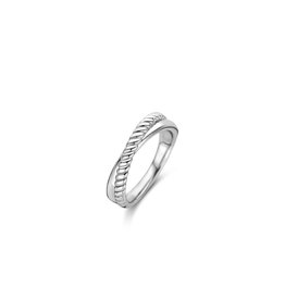 Ti Sento Milano Ti Sento Ring 1953ST/54 Zilver dubbele ring