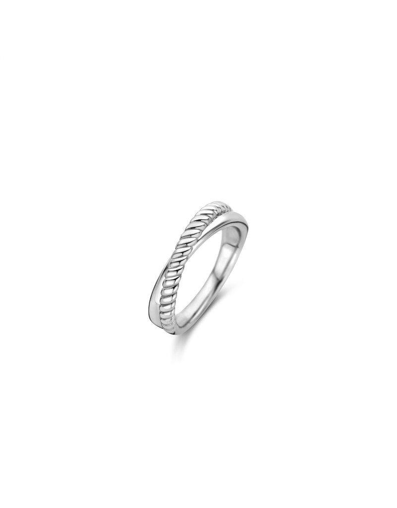 Ti Sento Milano Ti Sento Ring 1953ST/54 Zilver dubbele ring