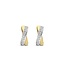Ti Sento Milano Ti Sento Oorbellen 7667ZY Half verguld met zirkonia's
