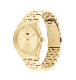 Tommy Hilfiger Tommy Hilfiger TH1782550 horloge dames staal 34 mm goldplated met goud kleurige wijzerplaat