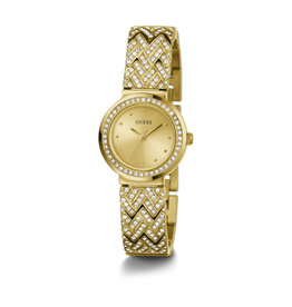 Guess Guess GW0476L2 horloge dames staal goldplated met zirkonia