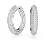 Swarovski Swarovski 5651392 oorbellen creool in swarovski metal rhodium white gold plated met pave gezette Swarovski kristallen