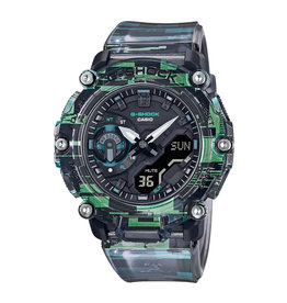 Casio G-Shock CASIO G Shock GA-2200NN-1AER Heren horloge met groene details