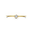 The House Of Blinckers THOB Ring 40.27608/17 14k Geelgoud met 0.135crt Topaas 4mm Maat 17 (April)