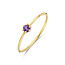 The House Of Blinckers THOB Ring 40.27634/17 14k Geelgoud met Amethist 4mm Maat 17 (Februari)