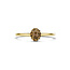 Blush Blush Ring 1226YSQ/50 14k Geelgoud met grote Smokey Quartz Maat 54