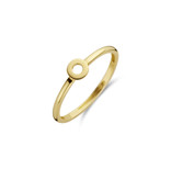 Blush Blush Ring 1233YGO/54 14k Geelgoud met Cirkel Maat 54