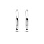 Blush Blush Oorbellen 7271WGO Oorringen 14k Witgoud Glad 2.1mm x 14mm