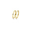 Blush Blush Oorbellen 7274YGO Oorringen 14k Geelgoud Glad 20mm