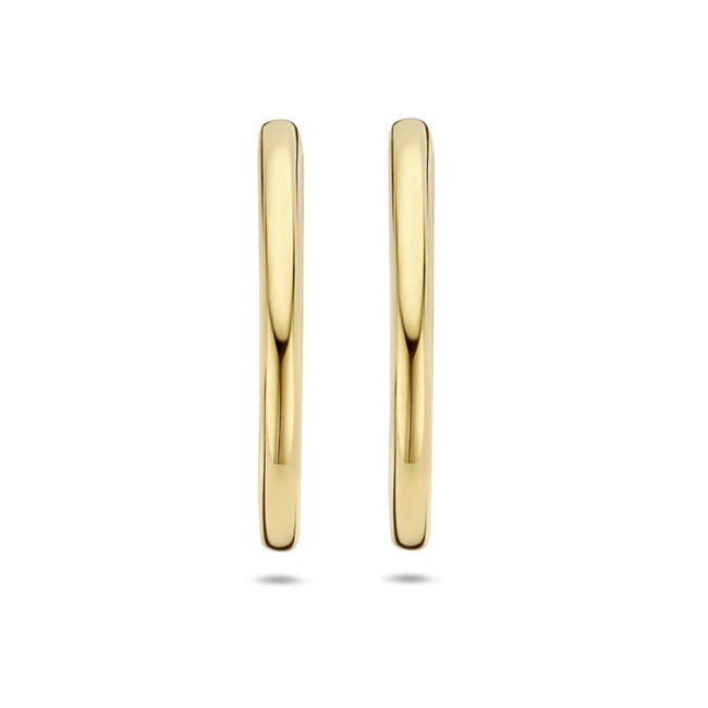Blush Blush Oorbellen 7274YGO Oorringen 14k Geelgoud Glad 1,9mm x 20mm