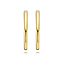 Blush Blush Oorbellen 7274YGO Oorringen 14k Geelgoud Glad 20mm
