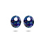 Blush Blush Oorbedels 800LAPM Klein Blauw Lapis Ovaal 10mm x 12mm