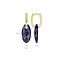 Blush Blush Oorbedels 820LAPL Groot Blauw Lapis Ovaal 15mm x 30mm