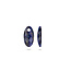 Blush Blush Oorbedels 820LAPL Groot Blauw Lapis Ovaal 15mm x 30mm