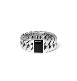 Buddha to Buddha B to B  603ON 17 Chain Stone Ring Onyx - Maat 17.00 mm (53)