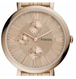 Fossil Fossil ES5119 Horloge staal goldplated vitage wijzerplpaat