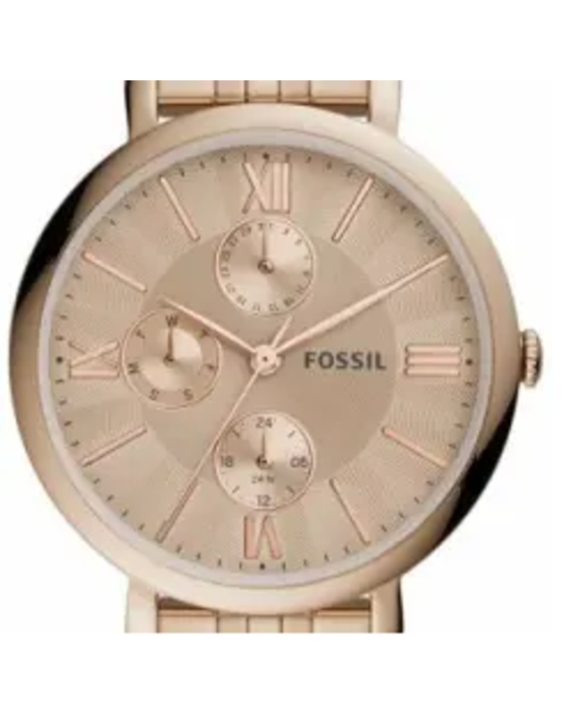 Fossil Fossil ES5119 Horloge staal goldplated vitage wijzerplpaat