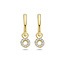 Blush Blush Oorbedel 9065YZI 14k Geelgoud Circle met zirkonia