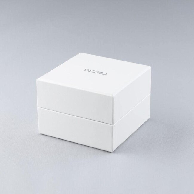 Seiko Seiko Horloge SRPJ13J Presage Automaat Staal 50m Waterdicht met Blauwe Wijzerplaat 40mm