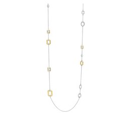 Ti Sento Milano Ti Sento Collier 34028ZY/80 Zilver Bi-color met Diverse Elementen 80cm