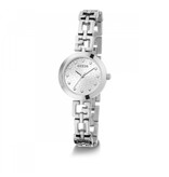 Guess Guess Dames Horloge GW0549L1 Staal Quartz met Zilverkleurige Wijzerplaat en Zirkonia 34mm