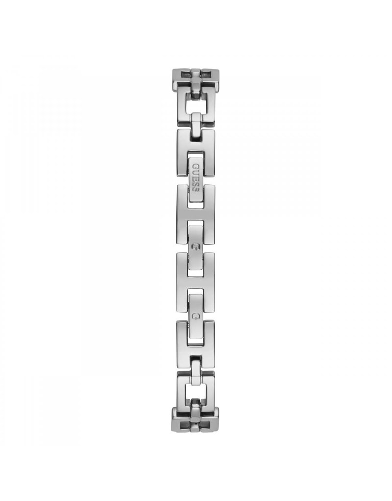 Guess Guess Dames Horloge GW0549L1 Staal Quartz met Zilverkleurige Wijzerplaat en Zirkonia 34mm