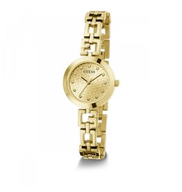 Guess Guess GW0549L2 horloge dames in staal golplated  32 mm met gouden "G"wijzerplaat