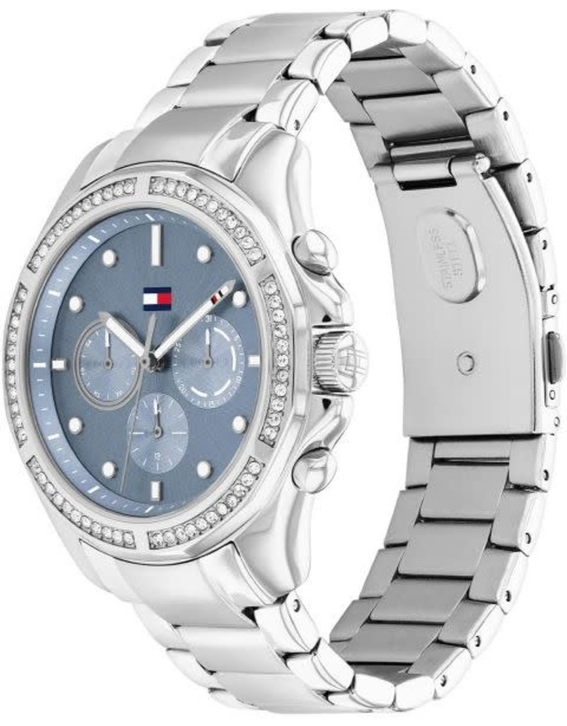 Tommy Hilfiger Tommy Hilfiger Dames Horloge TH1782569 Staal met Zirkonia Quartz Chronograaf