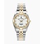 Jacques du Manoir Jacques du Manoir Horloge JWL02002 Staal Bi-color met MOP Wijzerplaat met Zirkonia 34mm