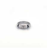 Buddha to Buddha Buddha to Buddha 619  ring Ellen stone in 925 zilver met tigereye navy mt 18