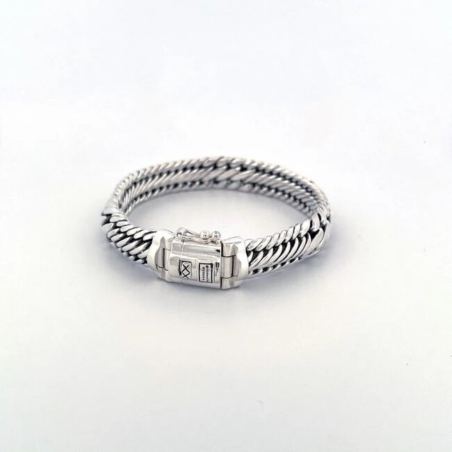 Buddha to Buddha Buddha to Buddha Armband J262 E Edwin Ben XS Zilver maat E