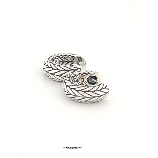 Buddha to Buddha Buddha to Buddha  Oorbellen 489 Ellen Small Zilver Per Paar