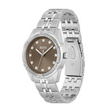 BOSS BOSS Horloge Dames HB1502699Staal met Bruine Wijzerplaat