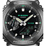 Casio G-Shock CASIO G-Shock Horloge GM-2100CB-3AER Staal Gun Metal Digitaal Analoog met Groene Canvas Band