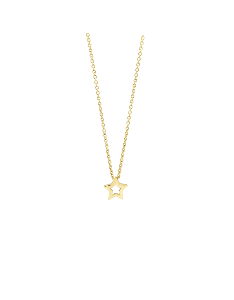 Blush Blush Collier 3151YGO 14k Geelgoud met Ster Hanger 42cm